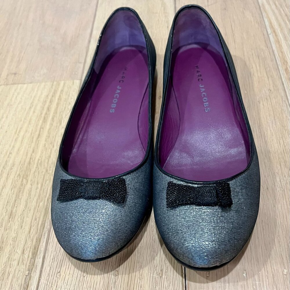 Marc Jacobs Metallic Ballet Flats